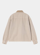 Carhartt WIP Prescott Shirt Jac-String / Leather String / Leather flat front view