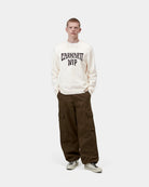 Carhartt WIP Deck Sweater-Wax / Black Wax / Black back view