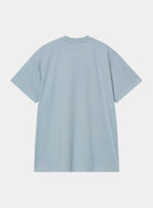 Carhartt WIP S/S Old Painter T-Shirt in Citadel, back view, plain short-sleeve crew neck tee.