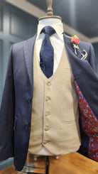 BENETTI Albert Stone Waistcoat Stone model front view