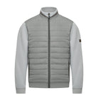 6TH SENSE Sammy Full Zip Silver Jacket Silver front view