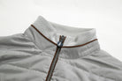 6TH SENSE Sammy Full Zip Silver Jacket Silver back view