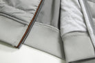 6TH SENSE Sammy Full Zip Silver Jacket Silver full front view