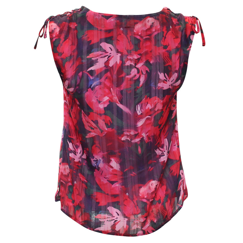 Ladies Imogen Red Top-Back View