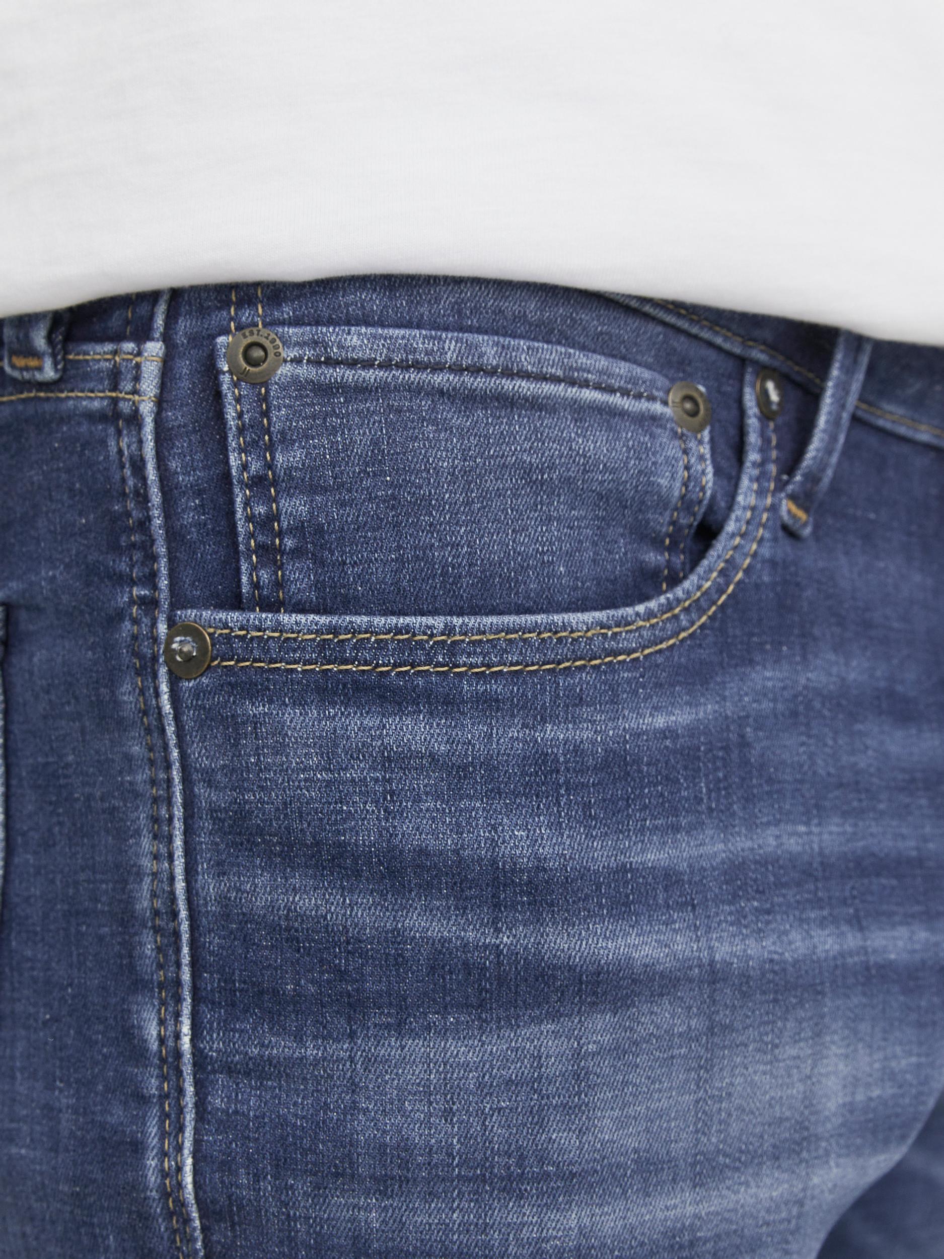 Men's Glenn Icon 659 Slim Fit Jean-Blue Denim-Front Pocket View