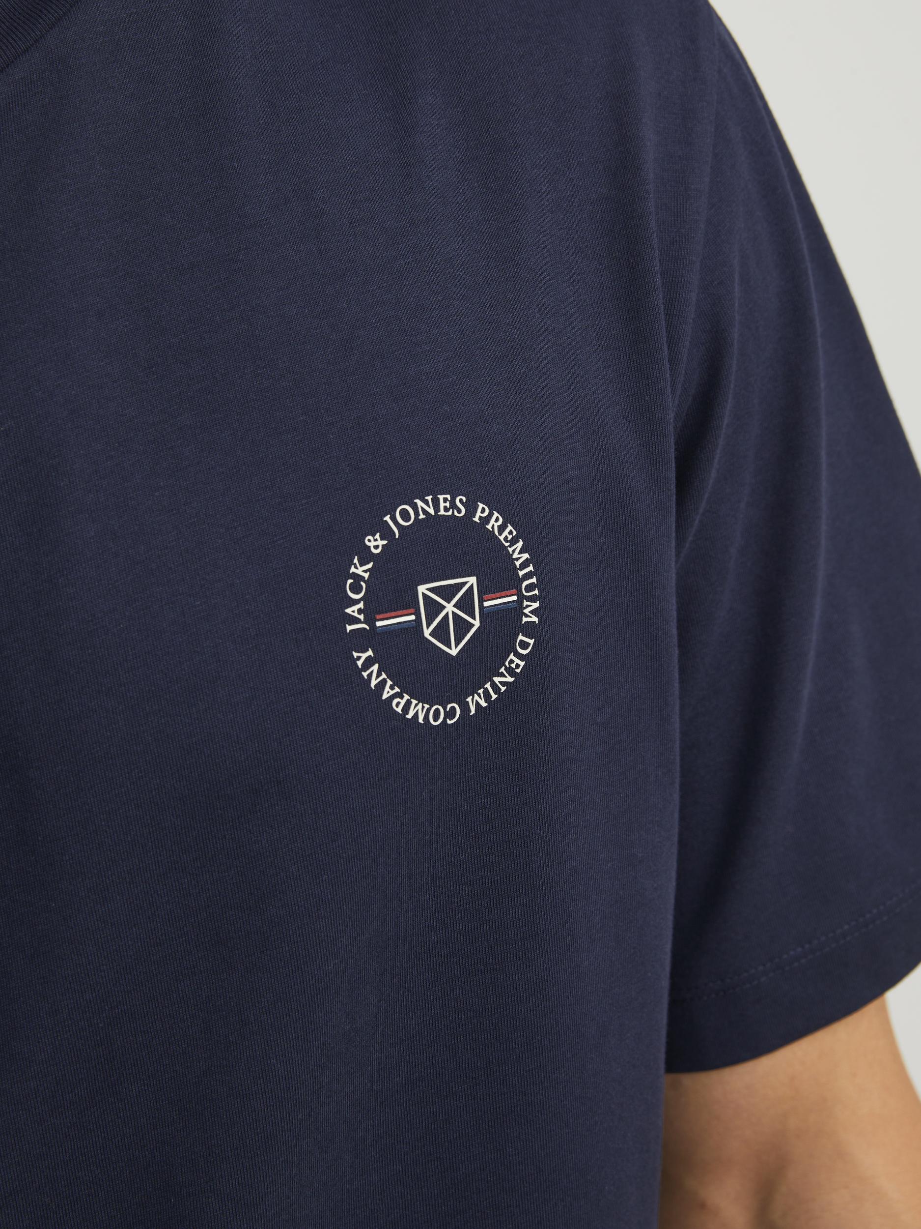 Men's Shield Short Sleeve Tee-Seaborne-Logo View