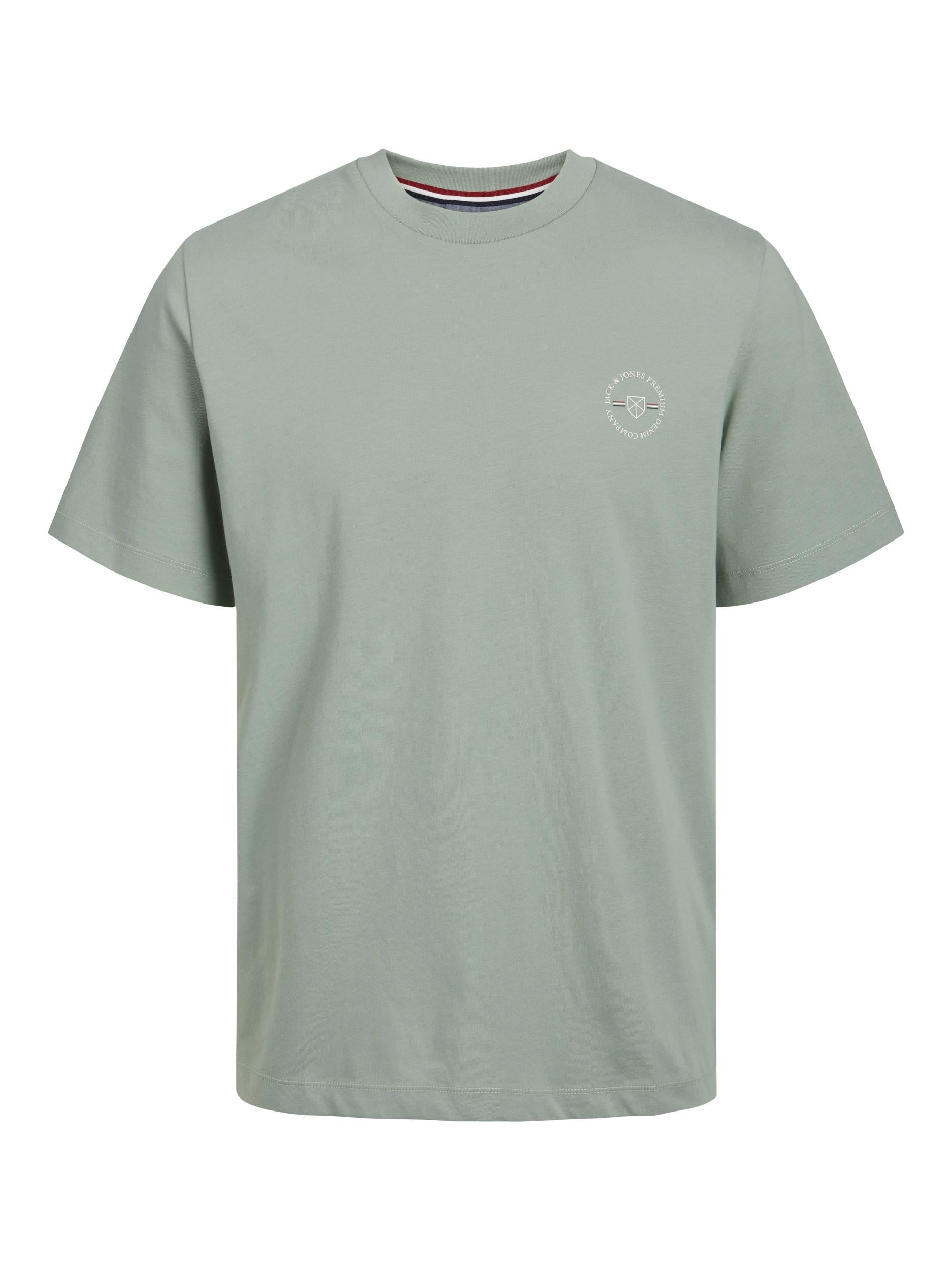 Men's Shield Short Sleeve Tee-Lily Pad-Front View