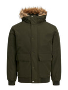 Champ Faux Fur Bomber Rosin Jacket