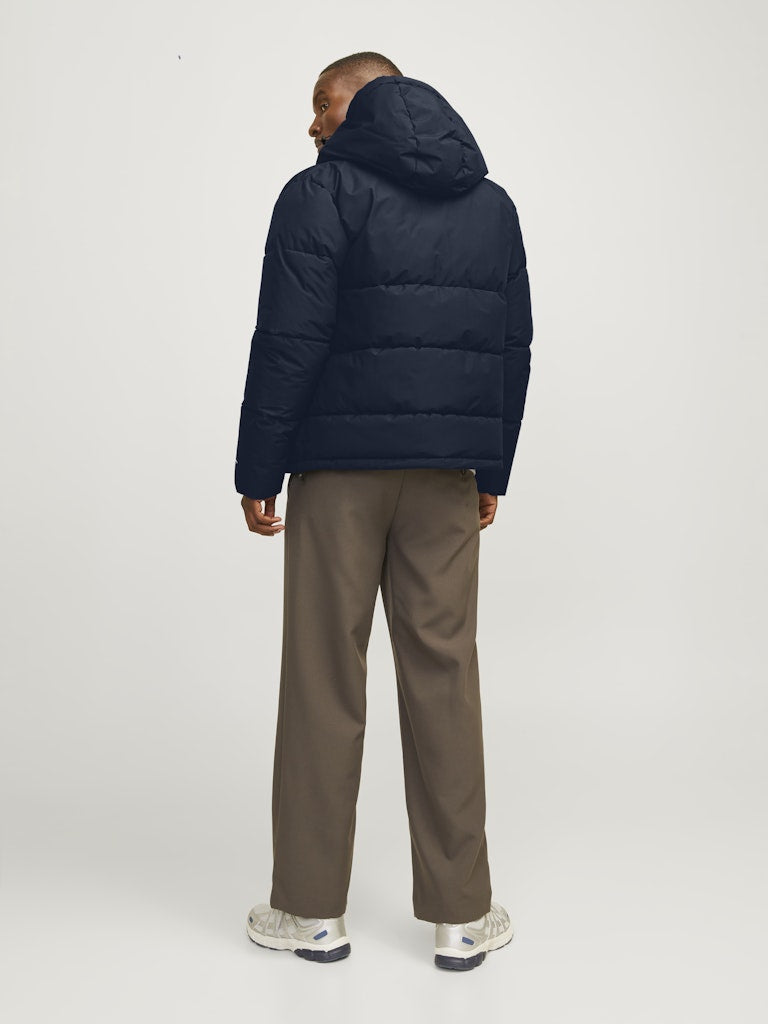 World Puffer Jacket-Navy Blazer-Back view