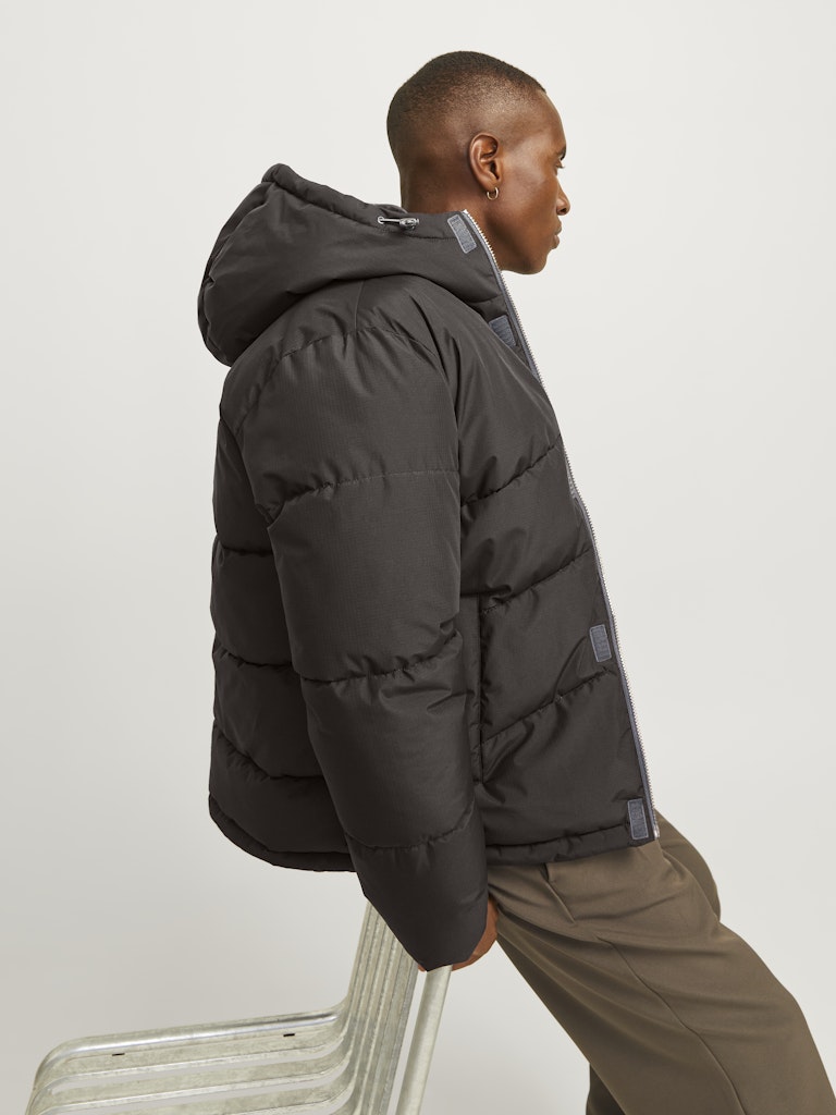 World Puffer Jacket-Mulch-Side View