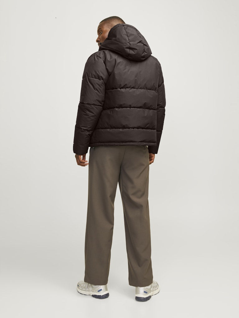 World Puffer Jacket-Mulch-Back view