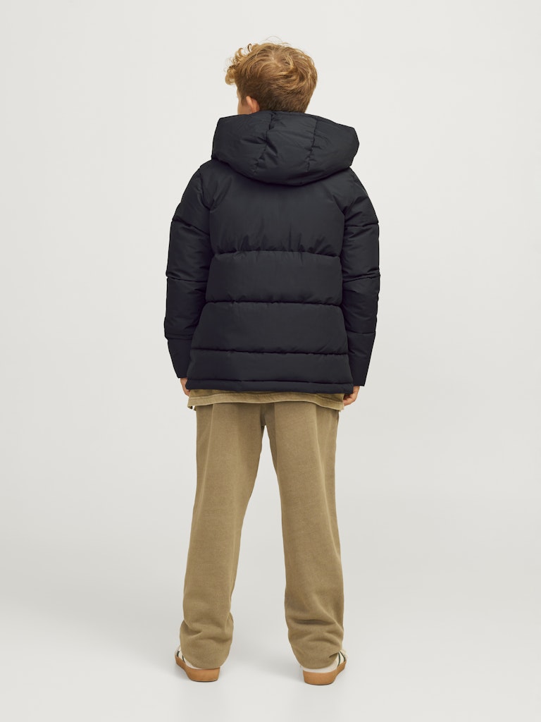 World Puffer Junior Boys Black Jacket-Back view