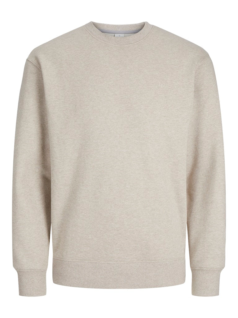 Clogan Feather Grey Crew Neck Sweat