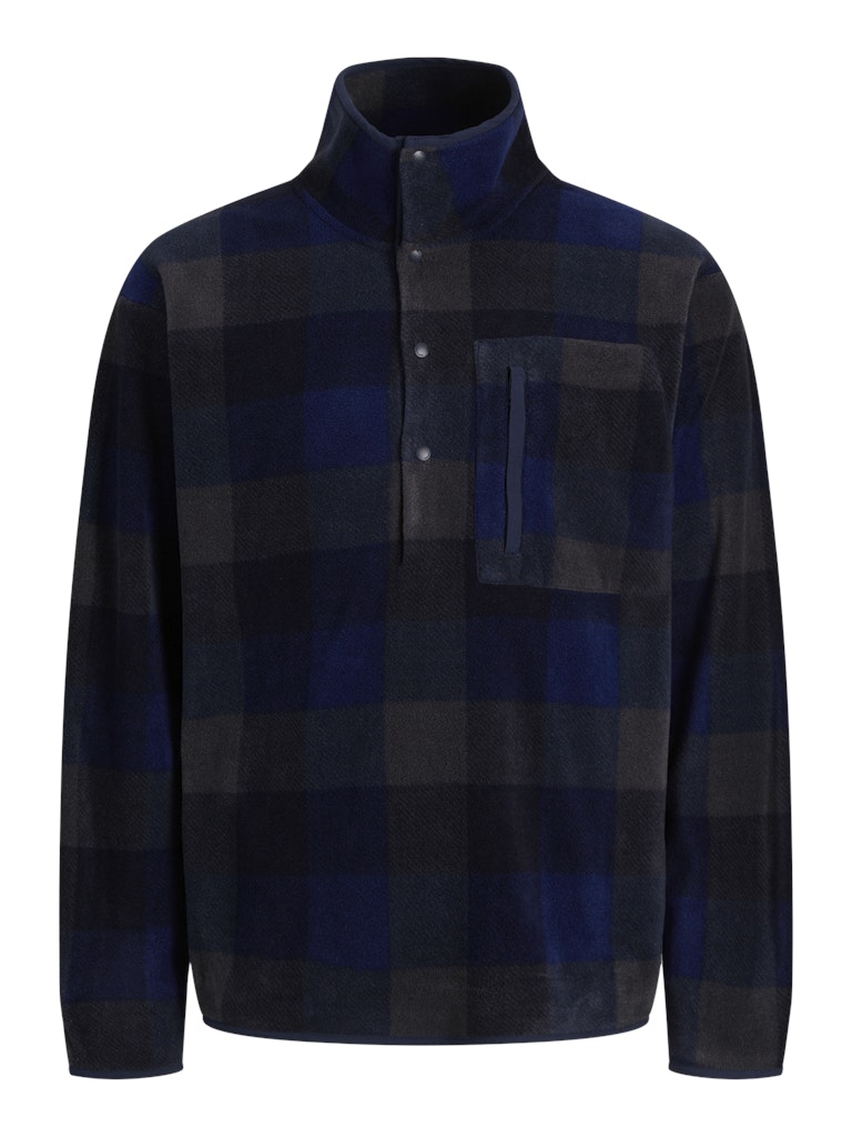 Victor Half Placket Night Sky Sweat