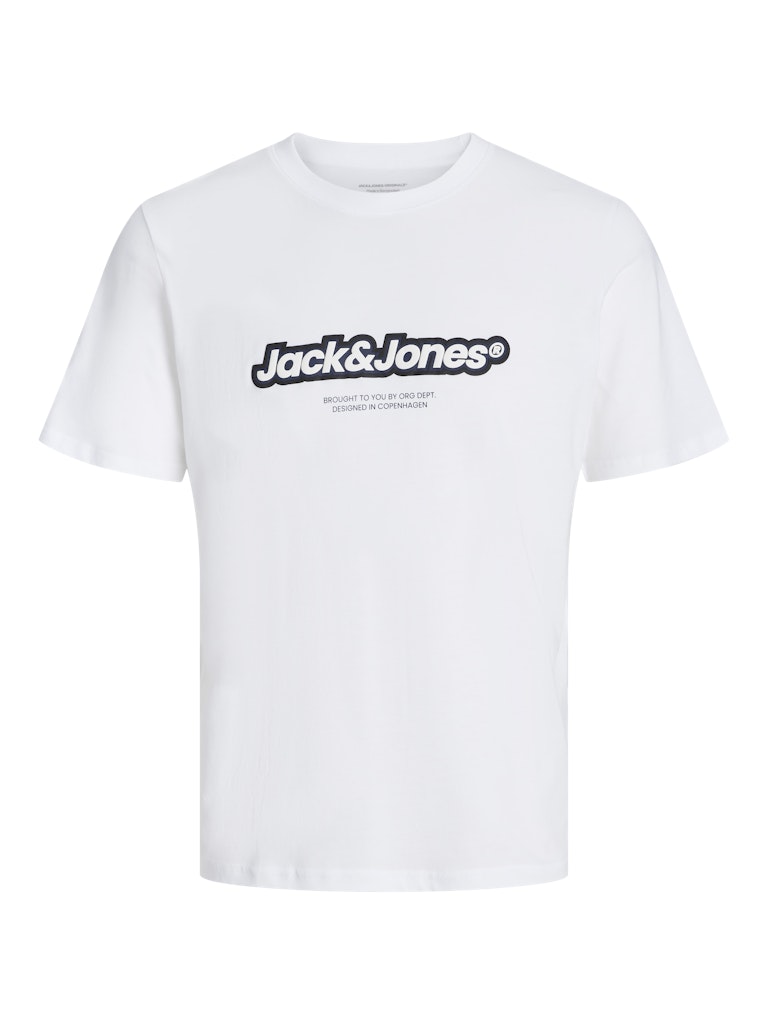 Vesterbro Newton Branding White Tee-Front view