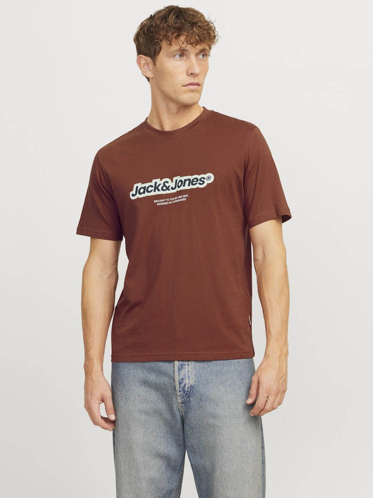 Vesterbro Newton Branding Brandy Brown Tee