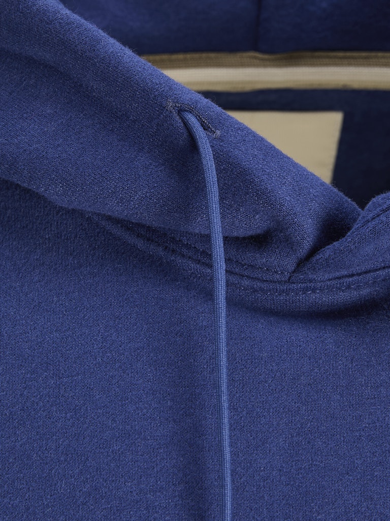 Aslan Blue Sweat Hoodie-Drawstring detail