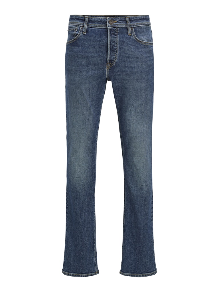 JACK & JONES Jake 477 Bootcut Blue Denim Jeans BLUE DENIM front view