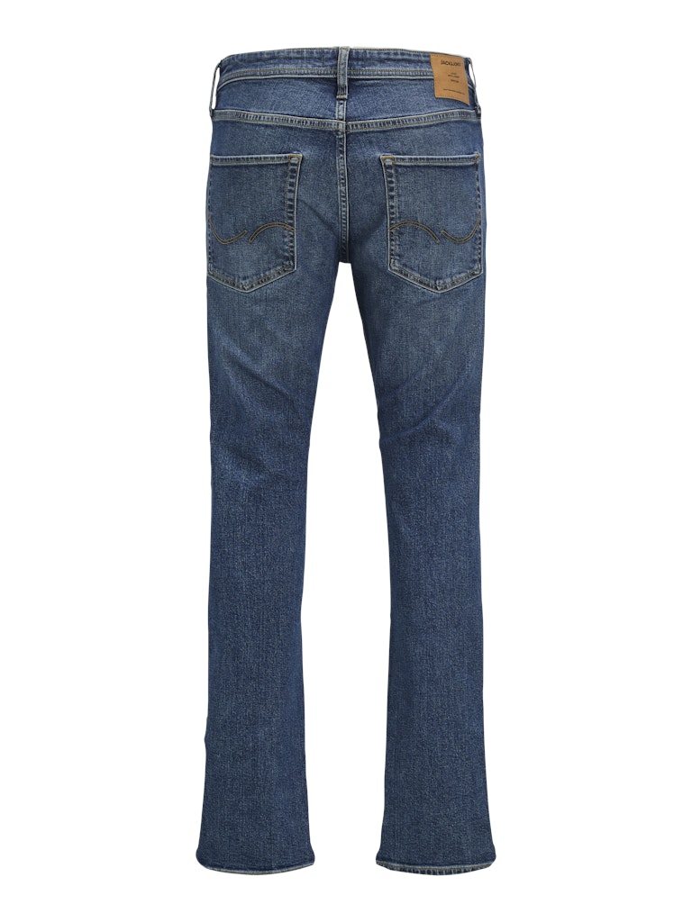 JACK & JONES Jake 477 Bootcut Blue Denim Jeans BLUE DENIM model front view