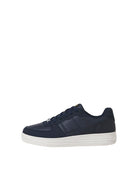 JACK & JONES Bump Pu Combo Sneaker-Navy Blazer NAVY BLAZER flat front view