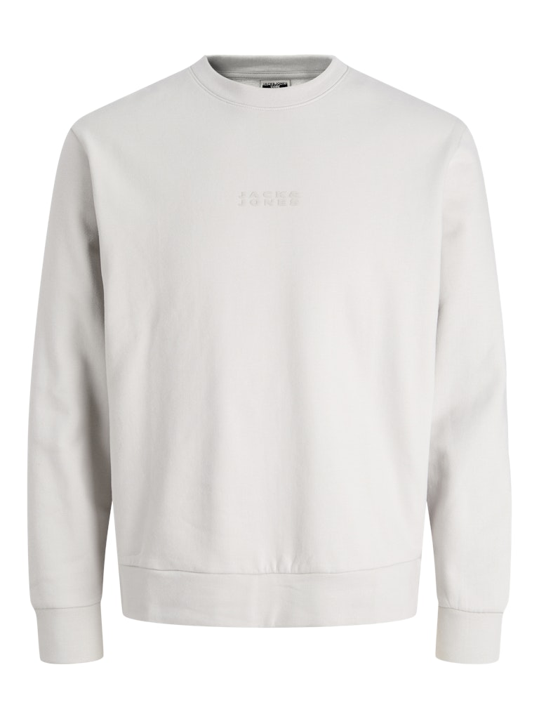 Light gray sweatshirt on a white background