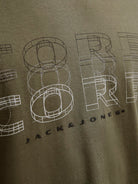 JACK JONES CORE Fusion Big Branding Tee Short Sleeve Crew Neck-Grape Leaf Grape Leaf back view