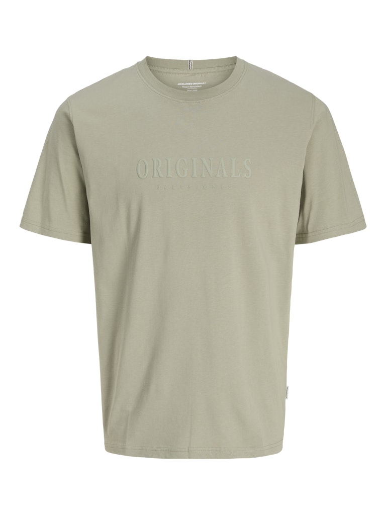 Green t-shirt with 'ORIGINALS' text on a white background