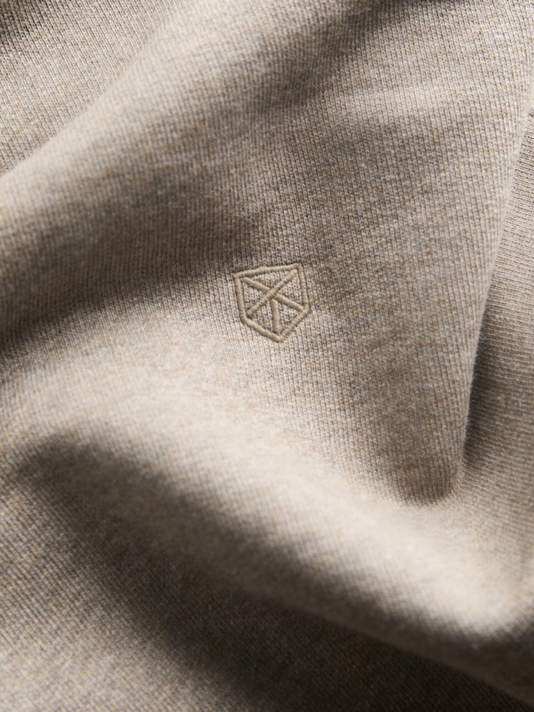 Men's Logan Sweat Crew Neck-Brindle-Pattern View