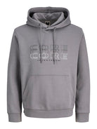 JACK JONES CORE Fusion Branding Sweat Hood-City Skyline City Skyline front view