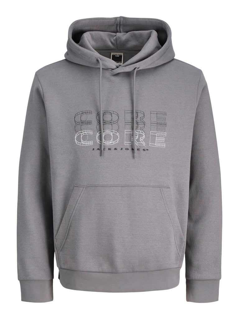 JACK JONES CORE Fusion Branding Sweat Hood-City Skyline City Skyline front view