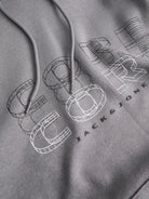 JACK JONES CORE Fusion Branding Sweat Hood-City Skyline City Skyline back view