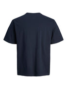 JACK JONES ORIGINALS Nostalgia Chest Tee-Sky Captain Sky Captain model front view