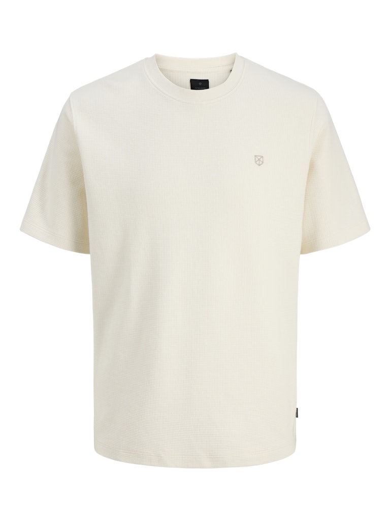 White t-shirt on a white background