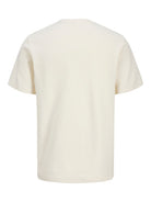 JACK JONES PREMIUM Lyle Cloud Dancer Tee CLOUD DANCER model front view