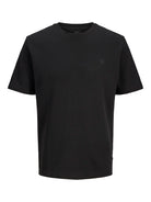JACK JONES PREMIUM Lyle Black Tee BLACK front view
