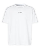 JACK JONES CORE Stance Minimal Text Tee-Bright White Bright White front view