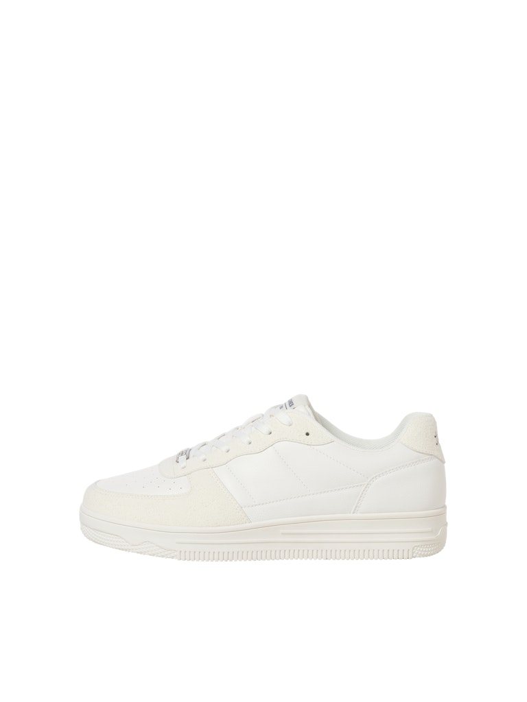 White sneaker on a white background
