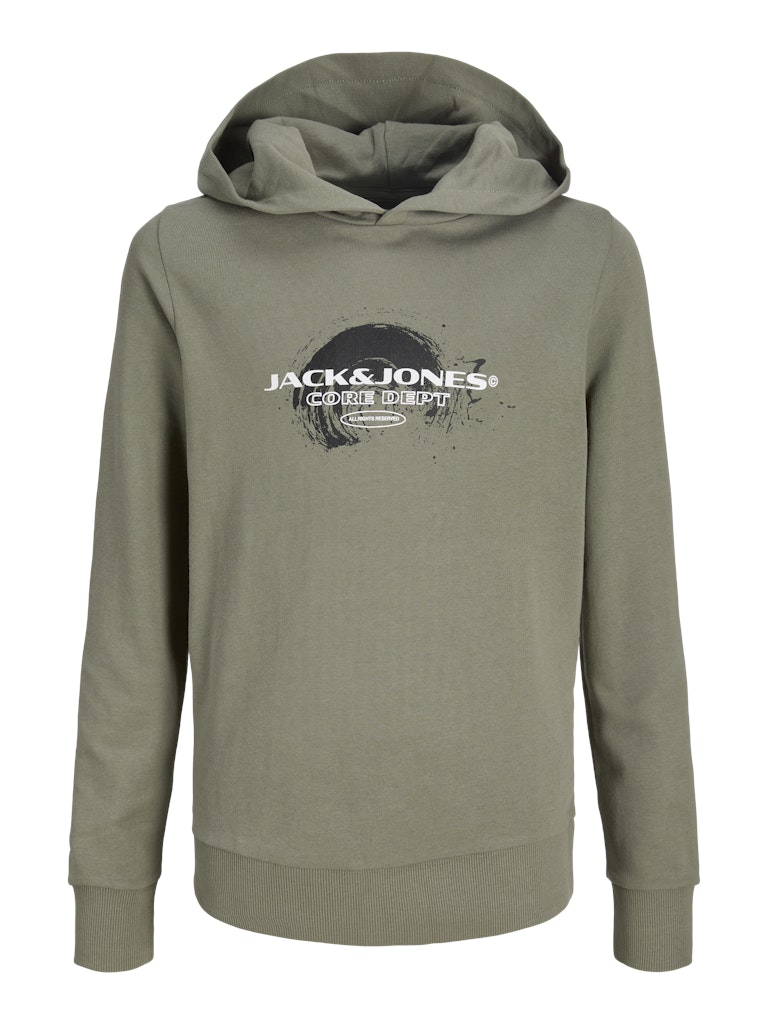 Jack Jones Youths Condor Junior Sweat Hoodie -Vetiver Vetiver front view