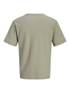 Men's Fusion Waffle Branded Crew Neck Tee - Back View