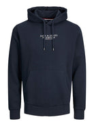 Men's Archie Sweat Hood-Navy Blazer-Ghost Front View