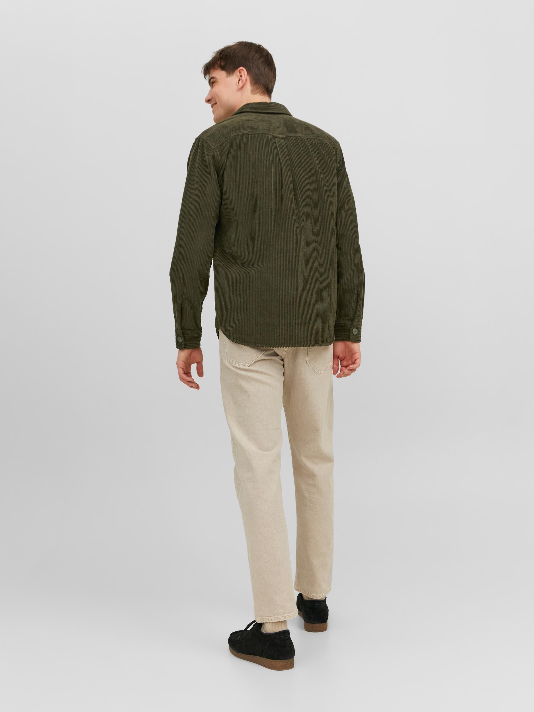 Kendrick Cord Forest Night Overshirt-Back view