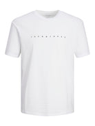Jack Jones Youths Star Junior T-Shirt-White White alternate view