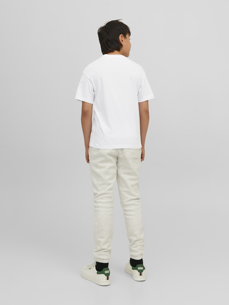 Jack Jones Youths Star Junior T-Shirt-White White back view