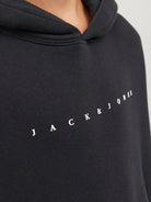 Jack Jones Youths Star Junior Hoodie-Black Black side view