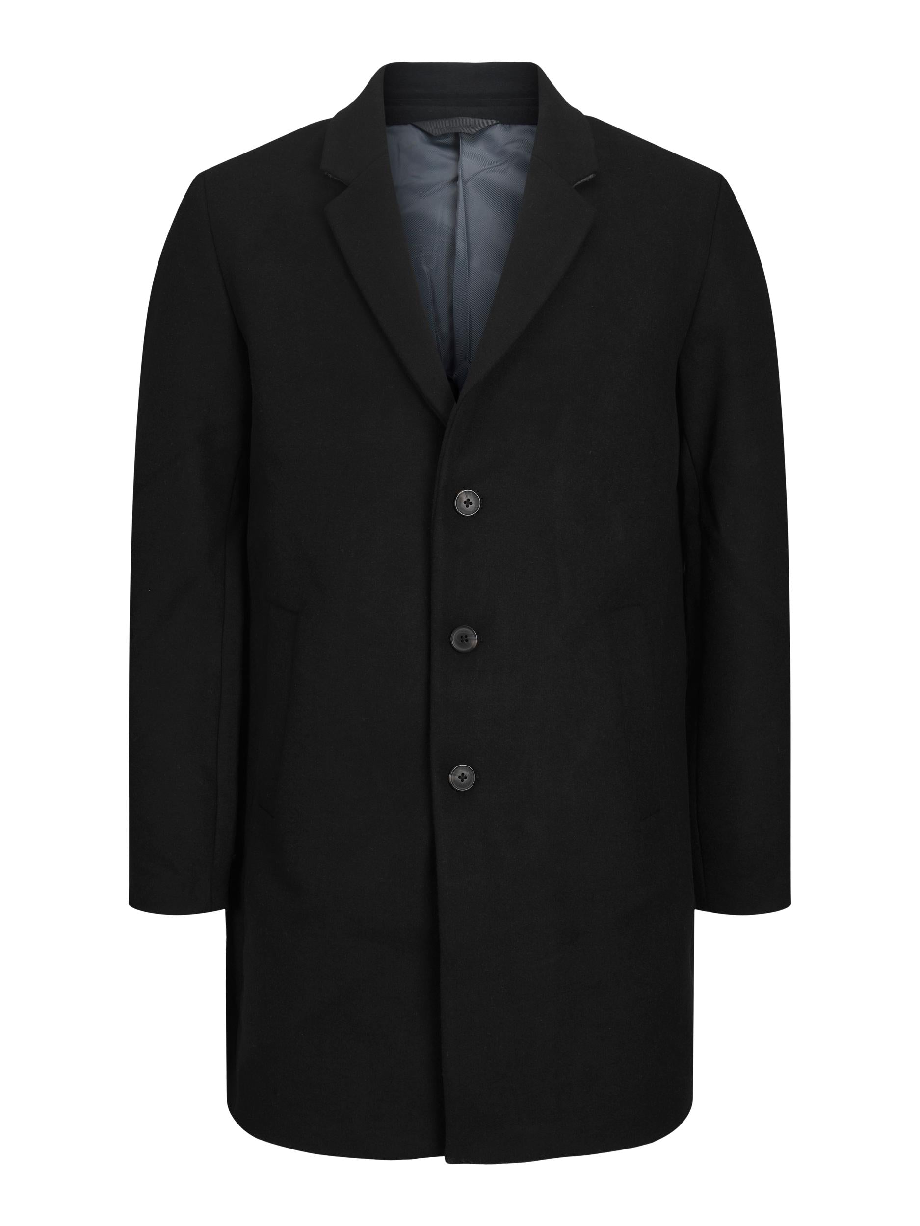 Morrison Black Wool Coat-Ghost image