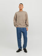 JACK JONES ORIGINALS Ray Crew Neck Atmosphere Jumper Atmosphere back view