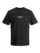 Jack Jones Youths Vesterbro Junior Black Tee Black side view
