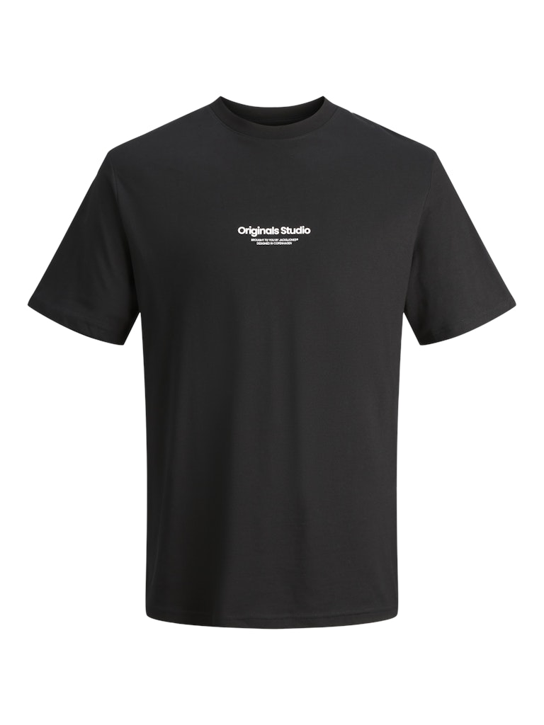 Jack Jones Youths Vesterbro Junior Black Tee Black side view