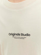 Jack Jones Youths Vesterbro Junior Moonbeam Tee Moonbeam side view