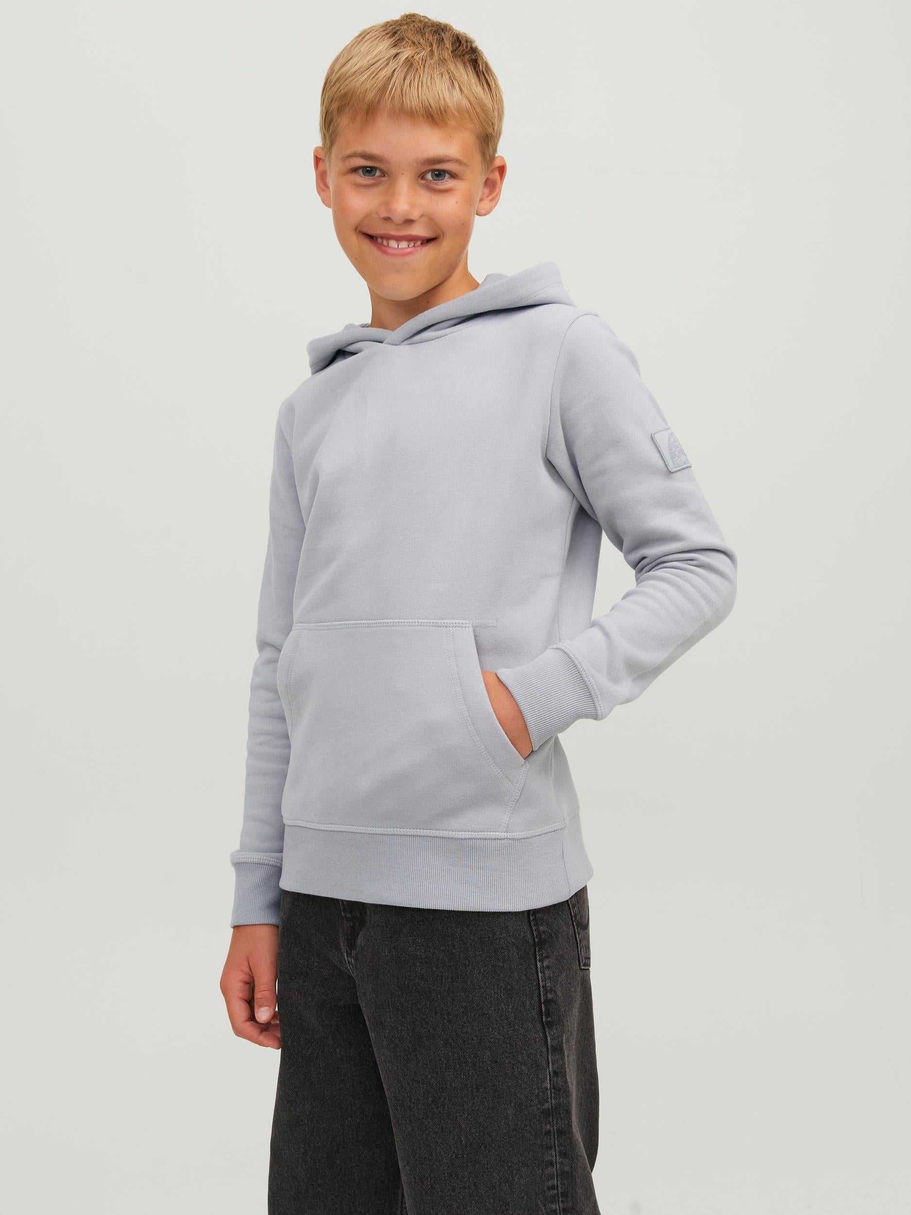Boy's Classic Twill Sweat Hood Junior-High Rise-Front View